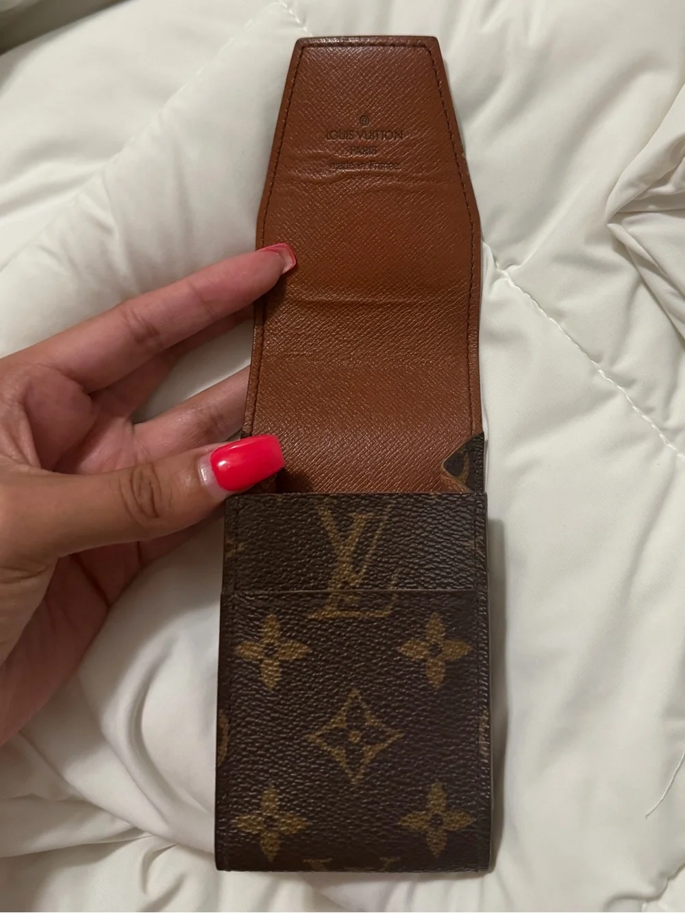 Louis Vuitton brown monogram cigarette case